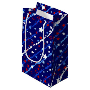 Patriotische Stars Geschenktasche Kleine Geschenktüte