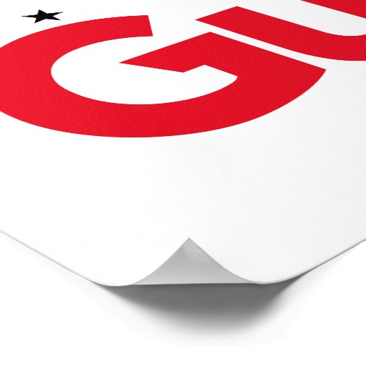 Patriotische Stars Gymnastik von Golly Girls Poster (Ecke)