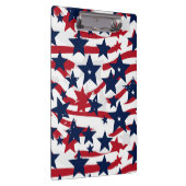 Patriotische Stars Klemmbrett (Rechts)