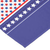Patriotische Stars Kurzer Tischläufer (Ecke)