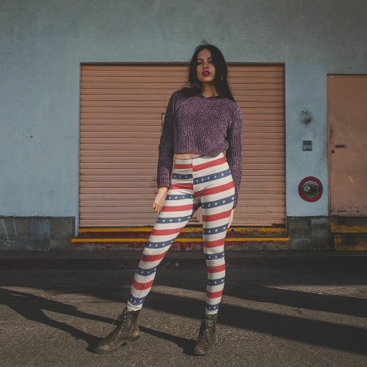Patriotische Stars Leggings
