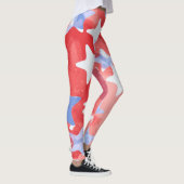 Patriotische Stars Leggings für den 4. Juli (Rechts)