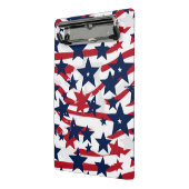 Patriotische Stars Mini Klemmbrett (Gewinkelt2)