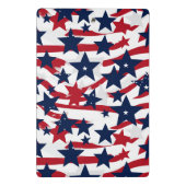Patriotische Stars Mini Klemmbrett (Rückseite)