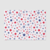 Patriotische Stars Seidenpapier (Vorderseite)