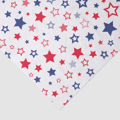 Patriotische Stars Seidenpapier (Ausschnitt)