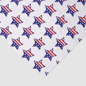 Patriotische Stars Seidenpapier (Ausschnitt)