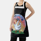 Patriotische Stars & Streifen 4. Juli Küche Apro Schürze (InSitu)