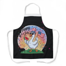 Patriotische Stars & Streifen 4. Juli Küche Apro