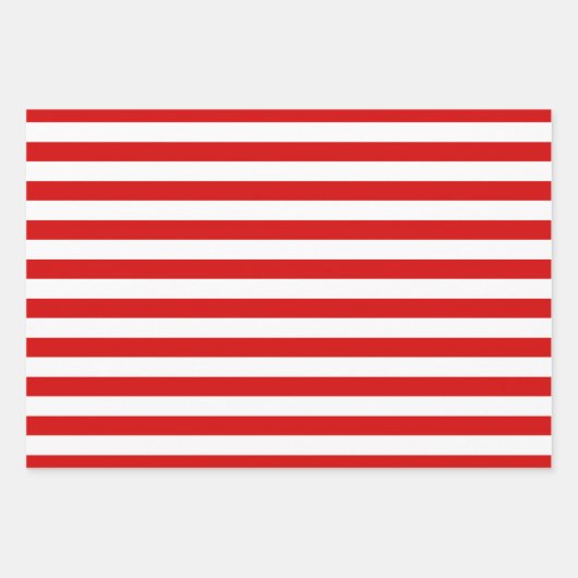 Patriotische Stars Streifen DIY Muster & BG Farben Geschenkpapier Set (Vorderseite 2)