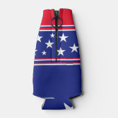 Patriotische Stars Streifen Flaschenkühler (Rückseite)