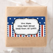 Patriotische Stars Streifen Freiheit Flag 4. Juli (Insitu)