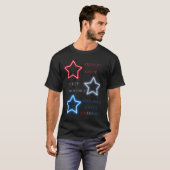 Patriotische Stars T-Shirt (Vorne ganz)