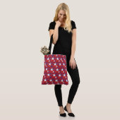 Patriotische Stars Tasche (Am Model)