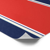 Patriotische Stars thematisches FotoCollage Poster (Ecke)