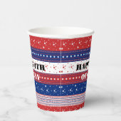 Patriotische Stars und Streifen Abstrakte amerikan Pappbecher (Rechts)