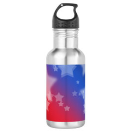 Patriotische Stars Wasserflasche