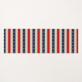 Patriotische Stars Yogamatte (Vorderseite (Horizontal))