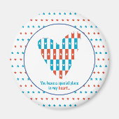 Patriotische Stelle im Herzen, Unterstützung Förde Magnet (Vorne)