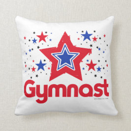 Patriotische Stern-Gymnastik durch Golly Mädchen Kissen