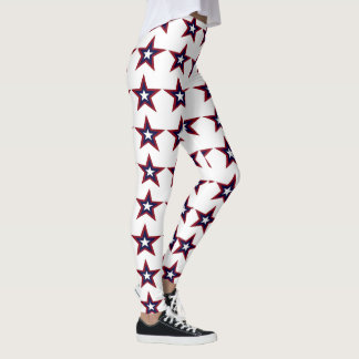 PATRIOTISCHE STERN-LEGGINGS, AMERIKANISCHER LEGGINGS