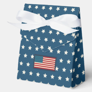 Patriotische Sterne Gefallen Kartons  Geschenkschachtel