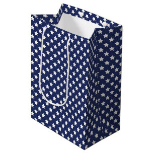 Patriotische Sterne-Geschenktasche Mittlere Geschenktüte