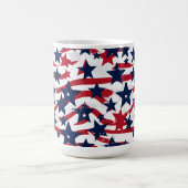 Patriotische Sterne Kaffeetasse (Mittel)
