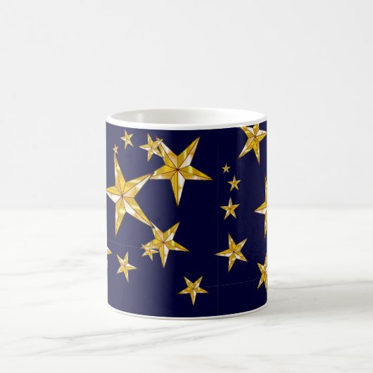 Patriotische Sterne Kaffeetasse (Mittel)