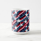 Patriotische Sterne Kaffeetasse (Mittel)