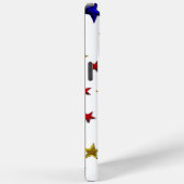 Patriotische Sterne Muster USA Red White & Blue Case-Mate iPhone Hülle (Rückseite / Rechts)