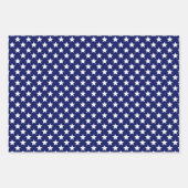 Patriotische Sterne Streifen DIY Muster & BkgrD Fa Geschenkpapier Set (Vorderseite)
