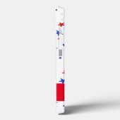 Patriotische Sterne und iPhone-Erstklassigkeit Case-Mate iPhone Hülle (Rückseite / Links)