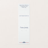 Patriotische Sterne und Streifen auf Werbekarten Visitenkarten (Außenseite Aufgefaltet)
