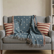 Patriotische Sterne Vintage-Marine-Canton 