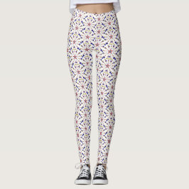 Patriotische Sternenmuster, Leggings, Urlaub Leggings