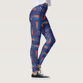 Patriotische Sternmuster Leggings (Rechts)