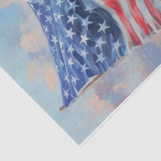 Patriotische Stiefel Seidenpapier (Ausschnitt)