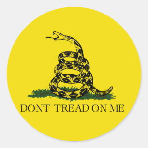 Patriotische stikers runder aufkleber