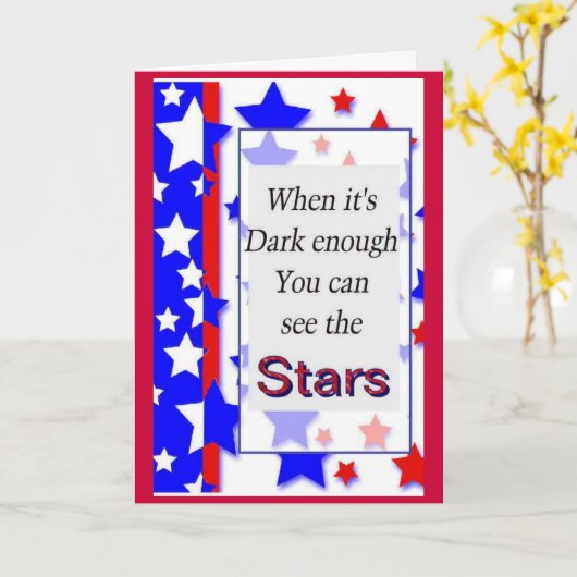 Patriotische Stimmung Karte (Gelbe Blume)