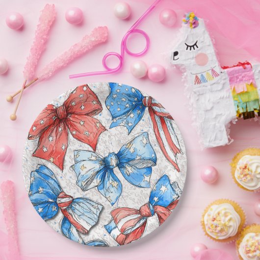 Patriotische Stimmung Pappteller (Party)