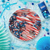 Patriotische Süßigkeiten Pappteller (Party)