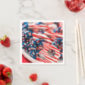 Patriotische Süßigkeiten Serviette (Beispiel)