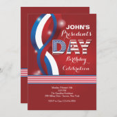 Patriotische TagesParty Einladung (Vorne/Hinten)