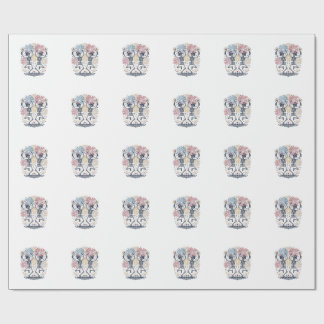 Patriotische tanzende Skelette Feuerwerk 4. Juli  Geschenkpapier