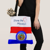 Patriotische Tasche Zeige mir Liebe Missouri (Von Nahem)