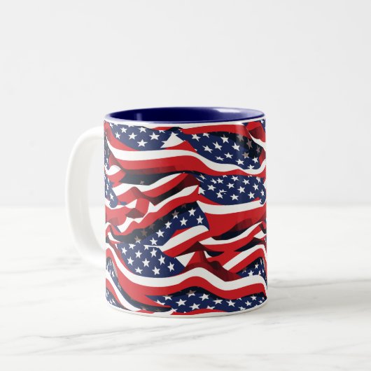 Patriotische Tasse (Vorderseite Links)
