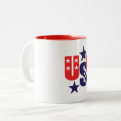 Patriotische Tasse (Vorderseite Links)