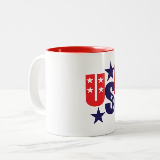 Patriotische Tasse (Vorderseite Links)