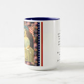 Patriotische Tasse Betsy- Rossflagge (Zentrum)